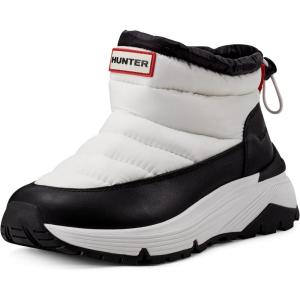 Hunter Women’s Anne Ankle Boot(White/Black)