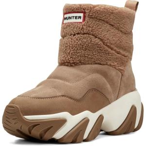 Hunter Women’s Debra Waterproof Ankle Boot(Medium Brown)