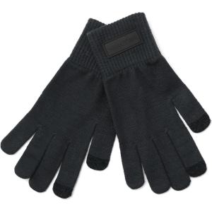 Hunter Women’s Play Tonal Logo Knit Glove, Gloves with Brand Logo, Comfortable & Warm Accessory(Midnight)