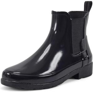 Hunter Women’s Refined Chelsea Gloss Boot(Black)