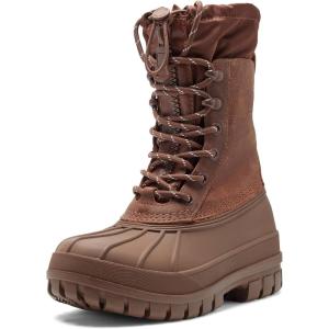 Hunter Women’s Skylar Waterproof Rain Boot(Dark Natural Leather)