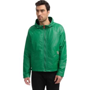 Hunter mens Jay Wax Crinkle Jacket(Bright Green)