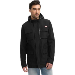 Hunter mens Pleydell Premium Field Jacket(Black)