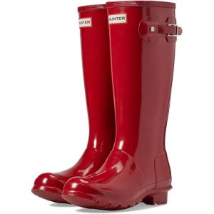 Hunter unisex-child Original Kids’ Gloss Rain Boot (Little Kid/Big Kid)(Vital Burgundy)