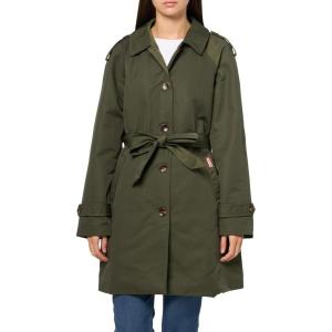 Hunter womens Stacy Classic Coated Trench(Hunter Green)