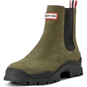 Hunter Women’s Winica Rain Boot(Medium Green Leather)