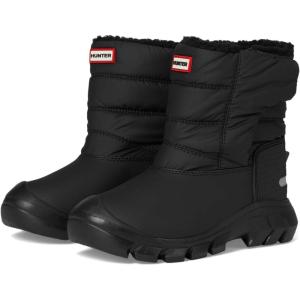Hunter unisex-child Snow Boots (Toddler/Little Kid)(Black)