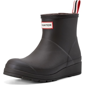 Hunter Women’s Play Insulated Short Rain Boots(Dark Brown)