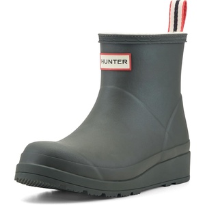 Hunter Women’s Play Insulated Short Rain Boots(Dark Green)