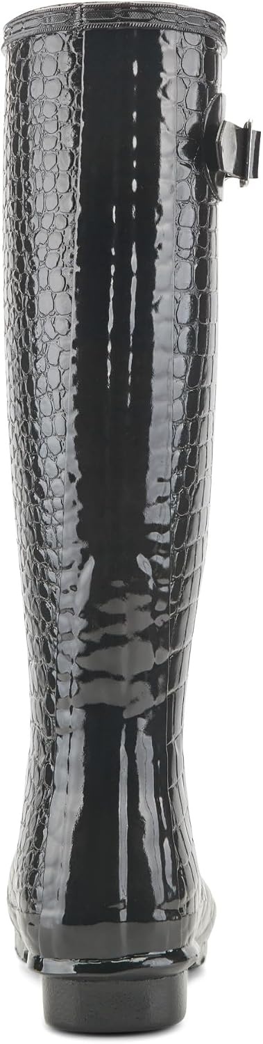 image:imageHunter Original Tall Embossed BootsBlack Croco