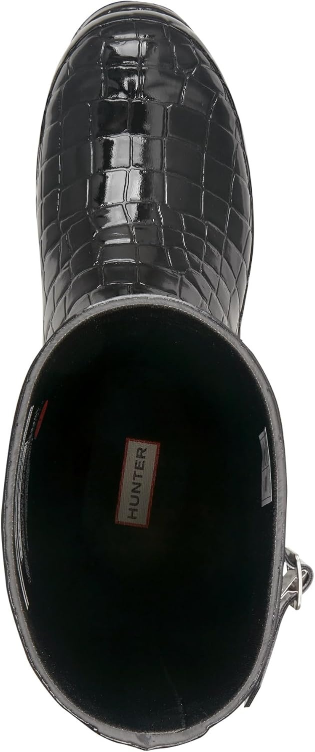 image:imageHunter Original Tall Embossed BootsBlack Croco