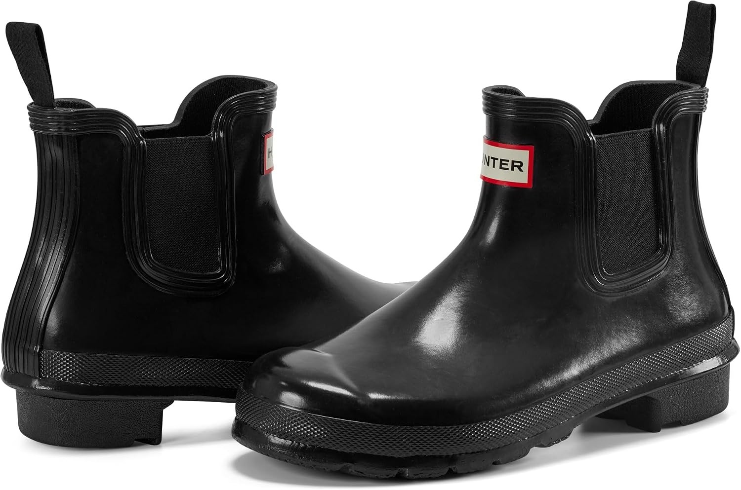 image:imageHunter Womens Original Gloss Chelsea BootsBlack1