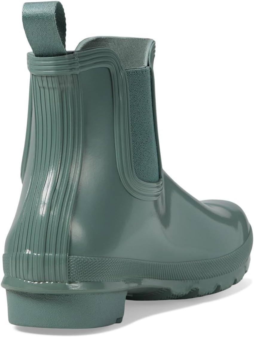 image:imageHunter Womens Original Gloss Chelsea BootsGreen